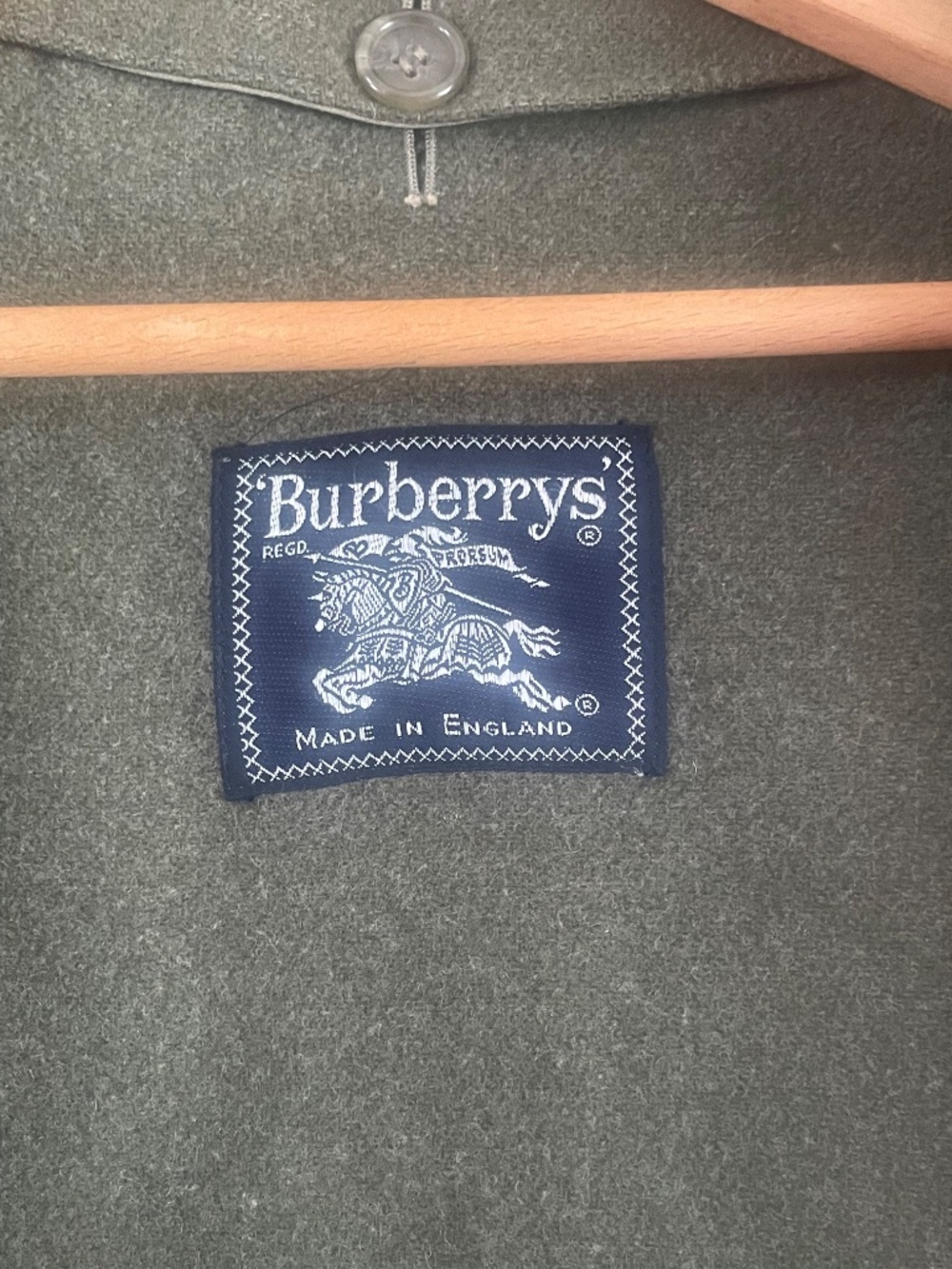 Vintage 1994 Burberrys 'Selkirk' Trench Coat Olive Green Full Set 3-in-1 Size 12 - Picture 2 of 16